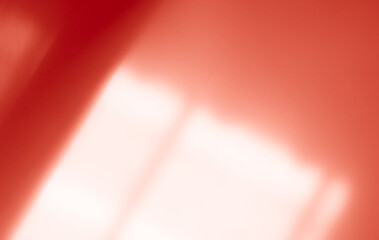 Backgrund summer red overlay abstract summer sun shadow leaf white gradient color blur room cement floor wall backdrop mockup product beauty cosmetic presentation minimal empty card tropical.