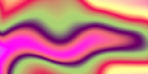 An abstract, colorful background with flowing waves of light creates a vibrant, wavy rainbow pattern. color, line, blue, yellow, green, backgrounds, vector, pink, image