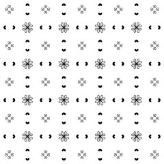 black and white icons set