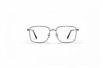 Stylish Square Metal Frame Eyeglasses