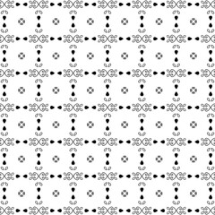 black and white icons set
