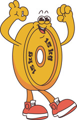 Weight Disc Mascot