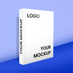 book minimalistic, mockup cover