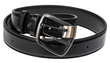 Black Belt PNG, Fashion Accessory, Transparent Background, Stylish Waist Belt, Formal Leather Belt, Casual Men’s Belt, Modern Clothing Accessory, Adjustable Strap