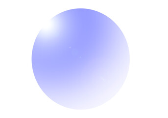 Blue colour gradient round effect, global with lens effect png.