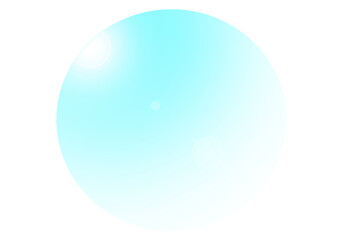 Blue colour gradient round effect, global with lens effect png.