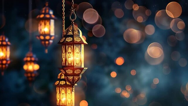 Bright holiday composition for happy and joy celebrate a Ramadan
