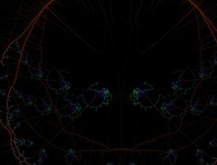 Imaginatory fractal abstract background Image