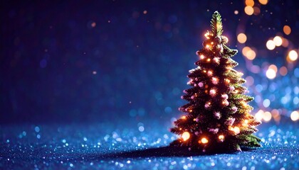 Generated iChristmas Decoration and background for greeting card, Merry Christmas