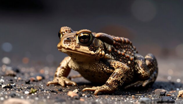 Close-up of a toad - Powered by Adobe