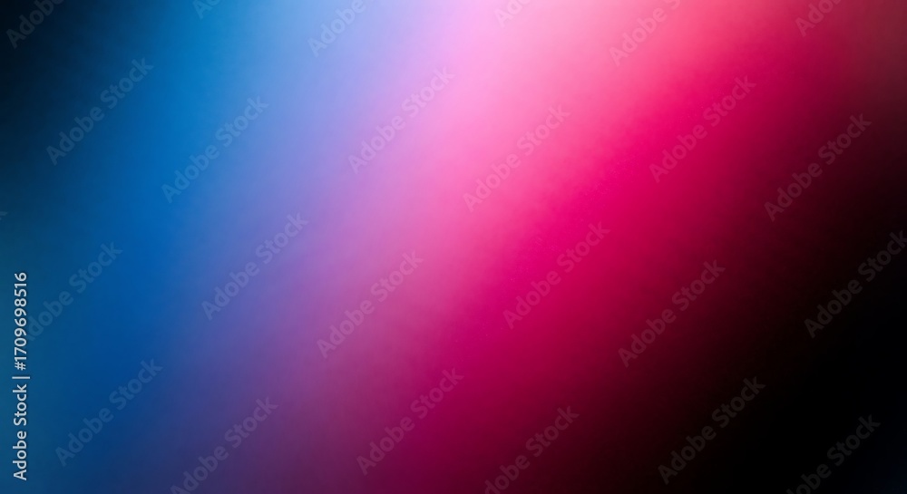 Canvas Prints soft gradient of blue pink and black with light flare abstract background