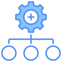 Obraz premium Resource Allocation Icon