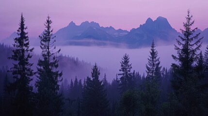 Experience the tranquil silence of morning in the majestic mountains and nature s peaceful embrace