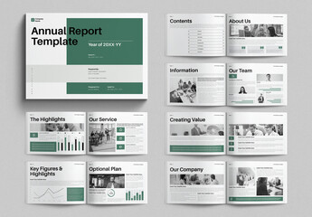 Annual Report Template Landscape