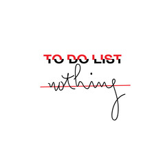 to do list nothing.eps