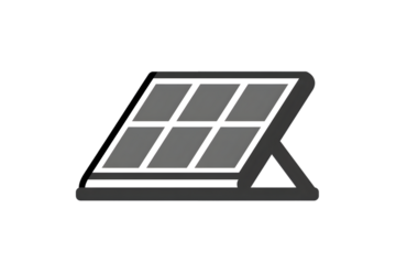 Stylized Solar Panel on Stand