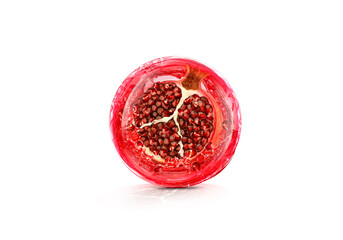 pomegranate serum in bubble and molecule
