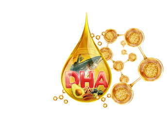 dha vitamin concept