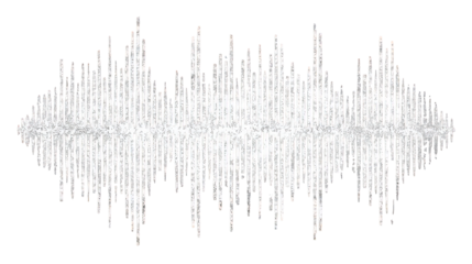 Abstract Audio Waveform Graphic