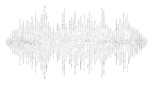 Abstract Audio Waveform Graphic