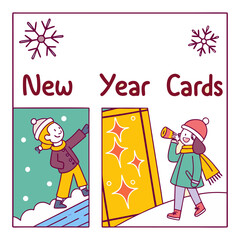Happy new year card