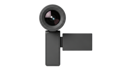 Isolated modern webcam for video calls, streaming or video conferencing in business use