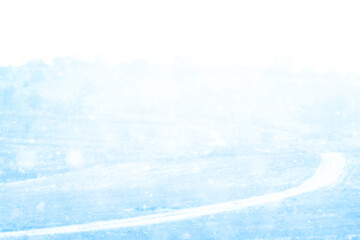 snowfall, abstract nature background, heavily blurred landscape, blizzard and white snow backdrop