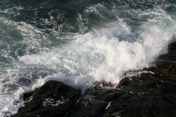 Fototapeta premium atlantic ocean in brittany in france 