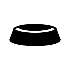 hockey puck on white