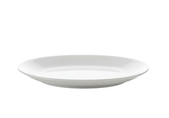 A transparent ceramic oval plate, glossy and unblemished, reflecting soft light, perfectly centered against a transparent seamless background with copy space, concept of modern minimalist