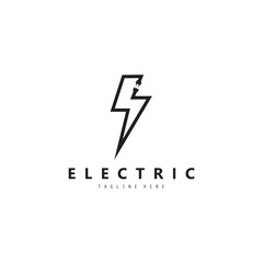 Electric Logo Design with letter E and C, Electrical Engineering Logo design Template illustration vector.