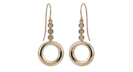 Isolated Silver Earrings Jewelry Fashion Accessory Style Glamour Delicate Trendy Modern