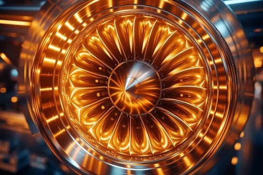 Engine turbine jet technology aviation aerospace engineering power mechanical industrial design, 4K Video Resolution move