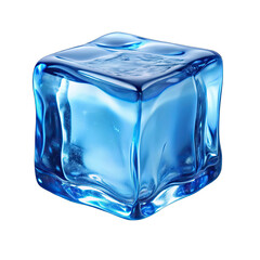 Obraz premium ice cube isolated on white background