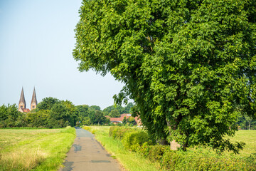 Der weg nach Hoya in Niedersachsen