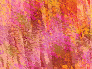 Pink, orange background texture. Layered screen print effect.