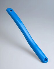 Blue plastic handle