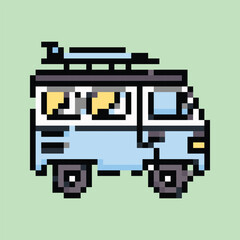 Pixel art vector themed summer with beach, sun, and fun activities elements.Pixel art vector themed summer with beach, sun, and fun activities elements.