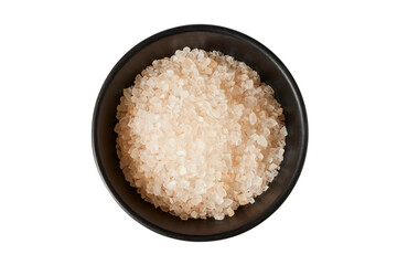 bowl of salt isolated