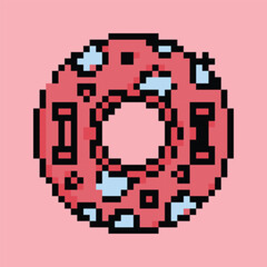 Pixel art vector themed summer with beach, sun, and fun activities elements.Pixel art vector themed summer with beach, sun, and fun activities elements.