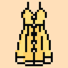 Pixel art vector themed summer with beach, sun, and fun activities elements.Pixel art vector themed summer with beach, sun, and fun activities elements.