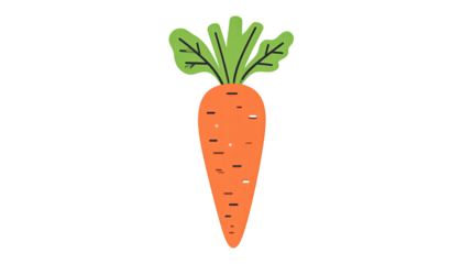 Simple carrot illustration (1)