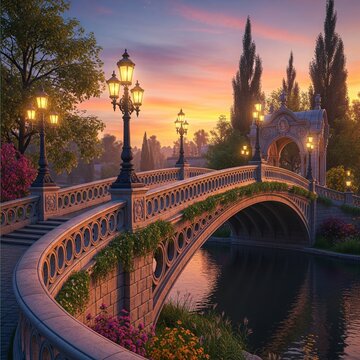 bridge over the river seine paris