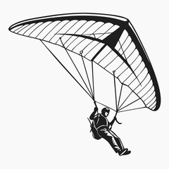 paraglider flying in the sky