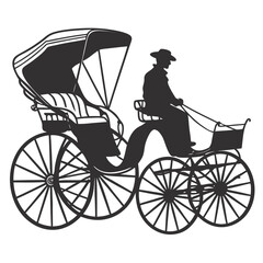 silhouette of a woman riding bicycle