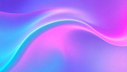 Abstract Neon Waves Vibrant Gradient Background with Curves.