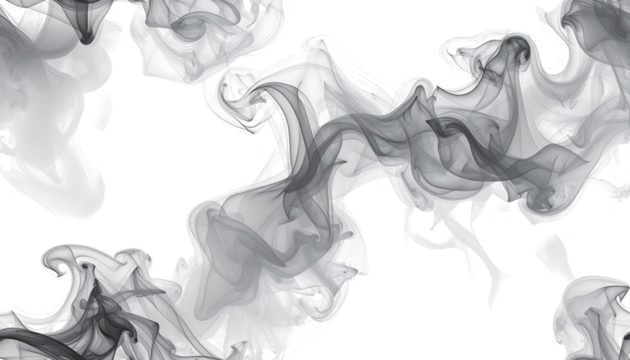 Abstract grayscale smoke patterns