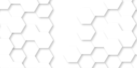 Abstract background with hexagon line, modern abstract vector polygonal pattern. Futuristic honeycomb mosaic white background. Hexagon concept design abstract technology.	
