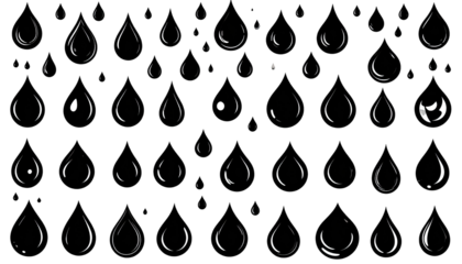 Abstract water droplet animations
