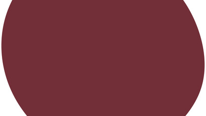 Abstract dark red oval shape on a white background, perfect for graphic design, branding, or a minimalist backdrop. A modern, clean, and versatile visual element.